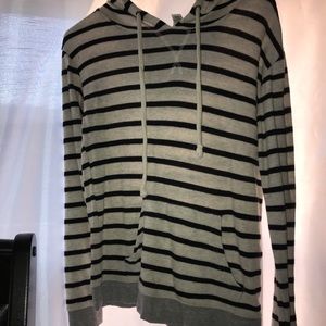 Forever 21 Striped Hoodie